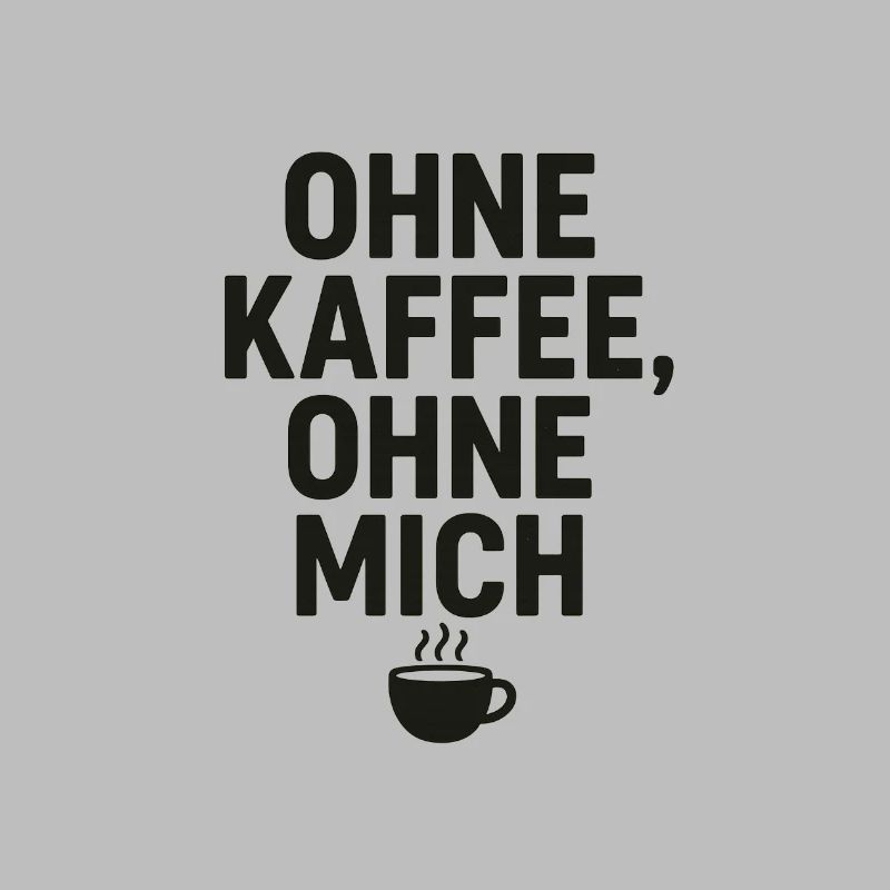 Ohne Kaffee, Ohne Mich