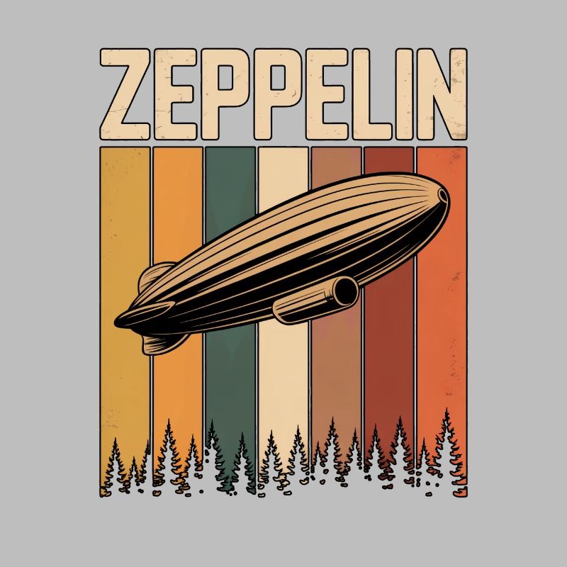 Dirigeable Zeppelin Rétro Vintage