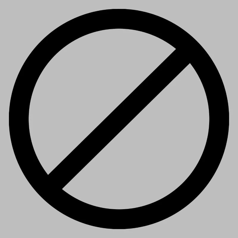 Not Allowed Sign