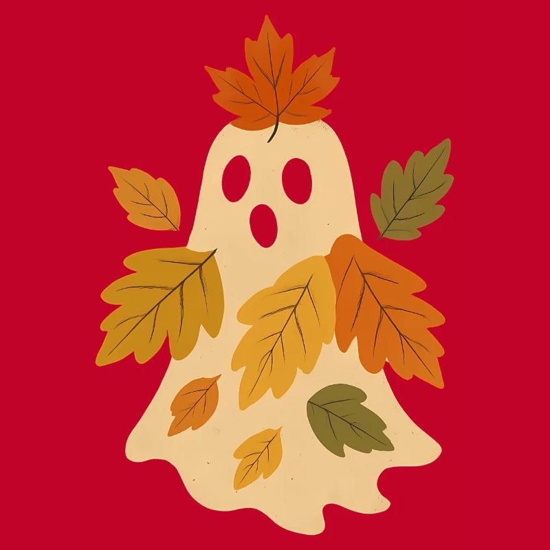 Herbstgeist mit Blättern