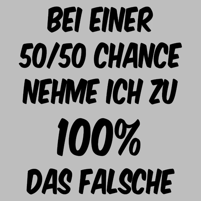 At 50/50 I'm 100% wrong