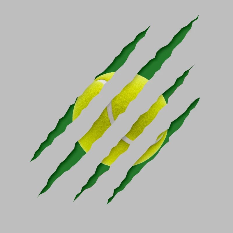 Balle de tennis Scratch Pattern