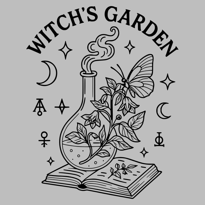Spell Witch Book Garden