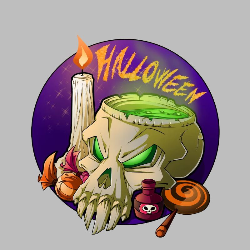 Crâne d’Halloween