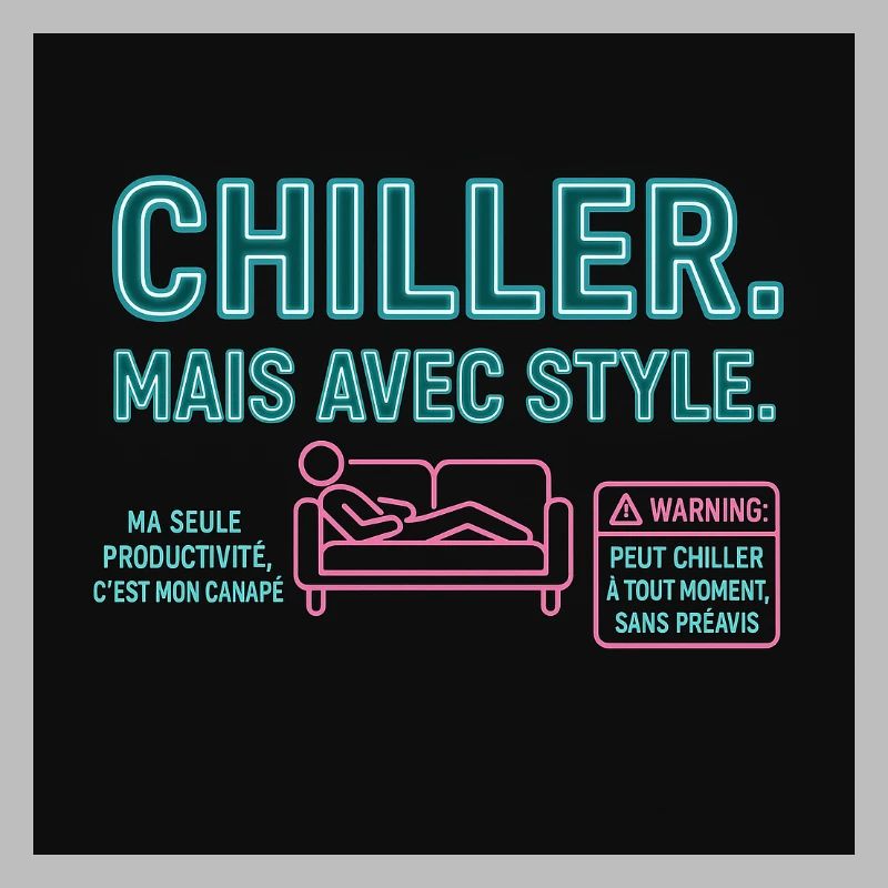 Chill, aber mit Neon-Style