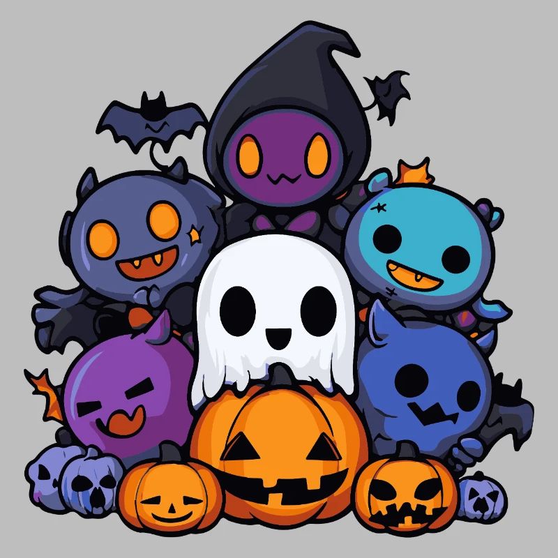 Halloween Party Figures Comic