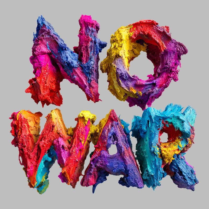 No War Farbexplosion