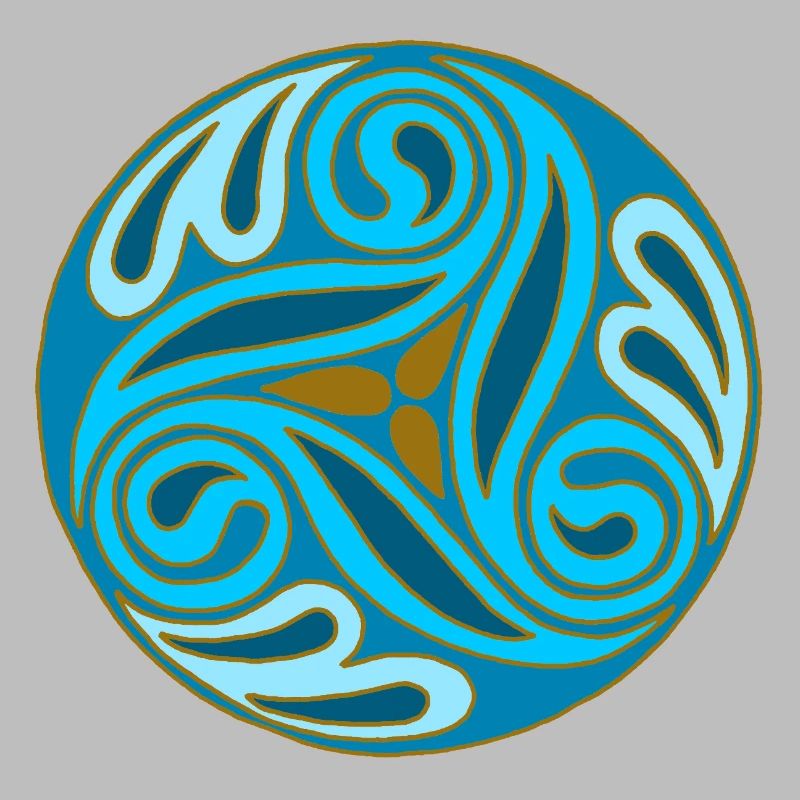 Blue Celtic Sphere