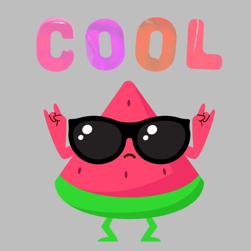 Héros de la pastèque dans des verres