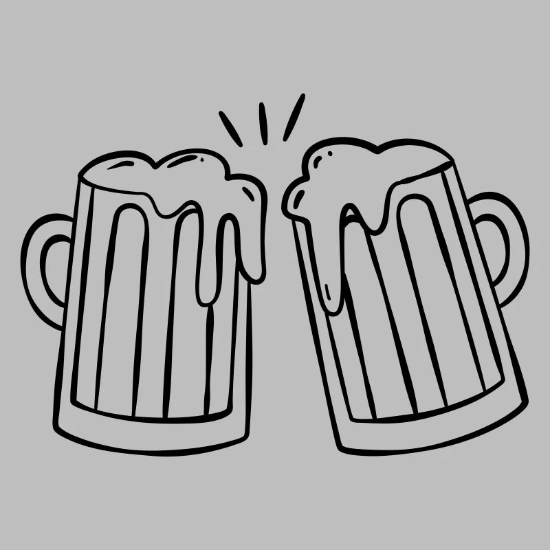 Bierhumpen - anstossen