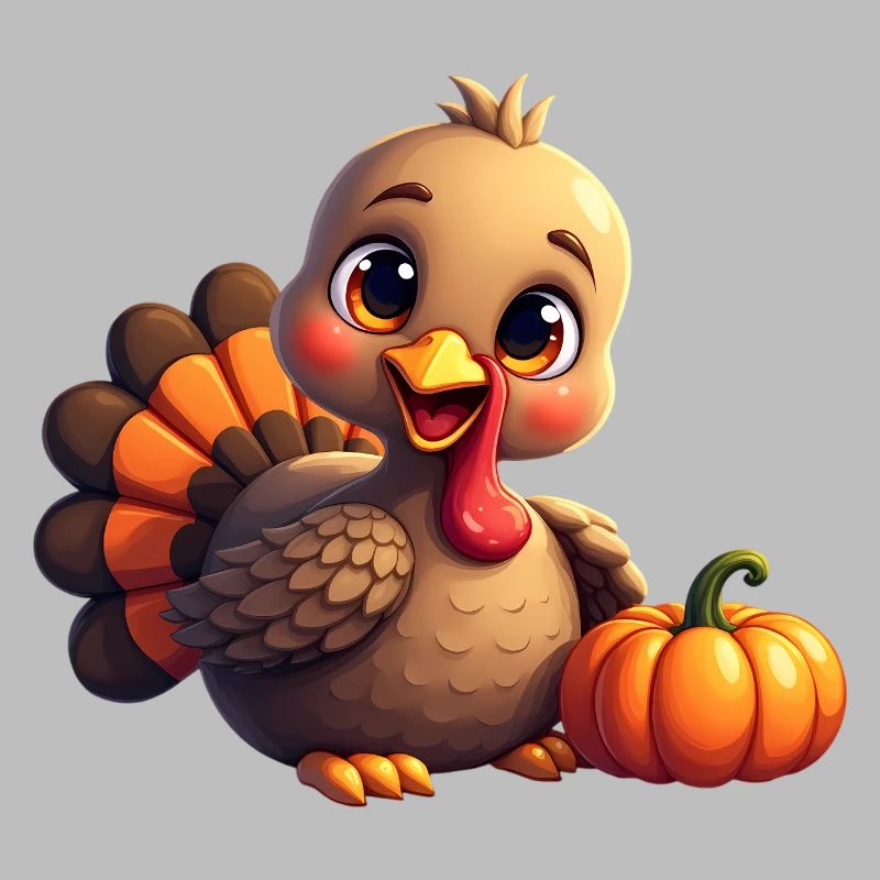 Bébé dinde de Thanksgiving
