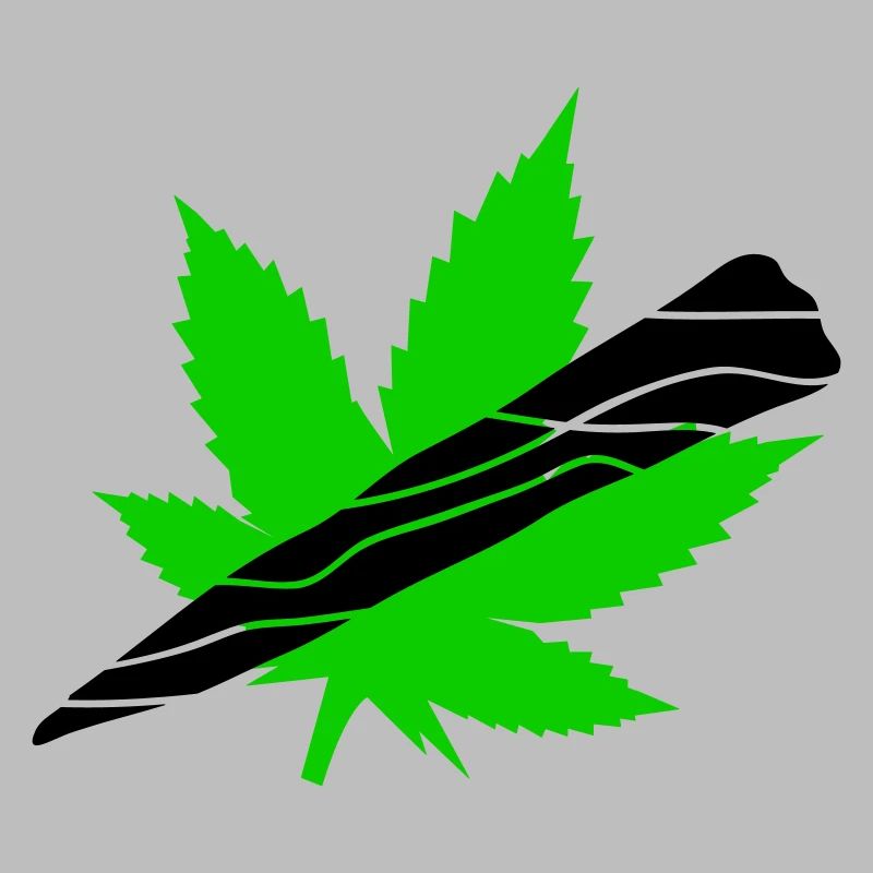 Néon Feuille De Cannabis Graphique