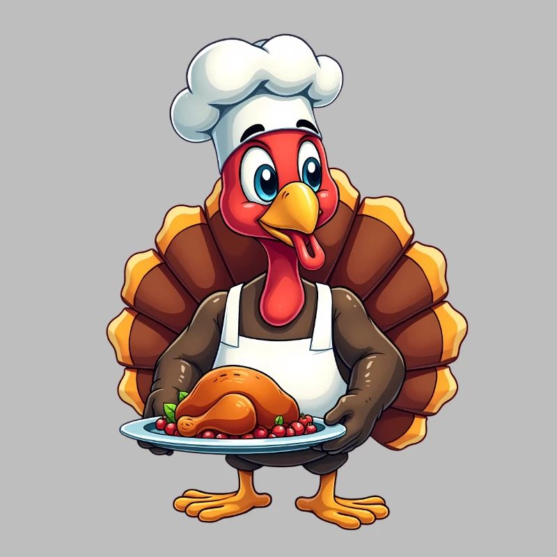 Cuisinier de dinde de Thanksgiving Thanksgiving