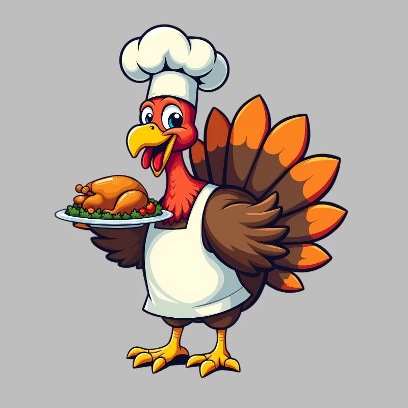 Cuisinier de dinde de Thanksgiving Thanksgiving