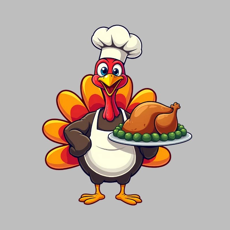 Cuisinier de dinde de Thanksgiving Thanksgiving