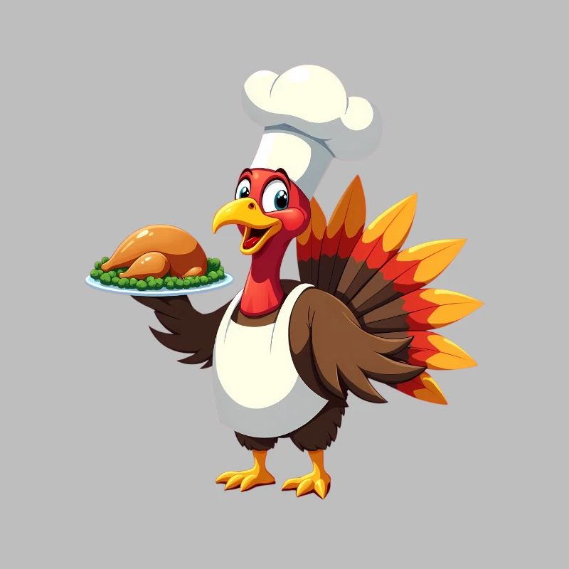 Cuisinier de dinde de Thanksgiving Thanksgiving