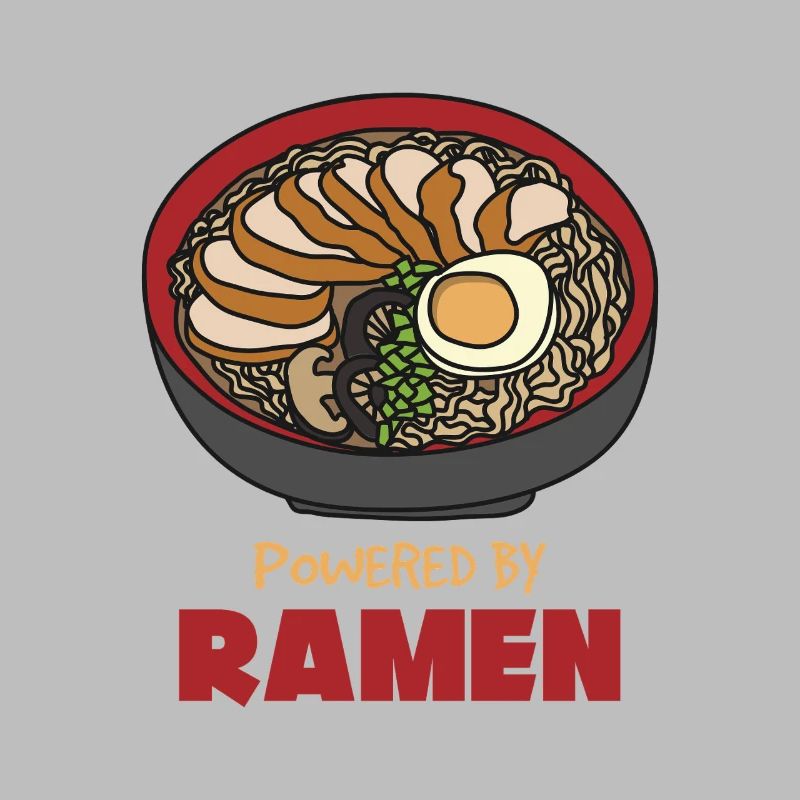 Propulsé par Ramen – Funny Ramen Design