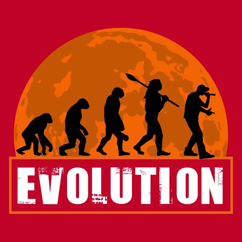 Funny Human Evolution Rapper