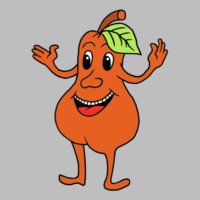 Pear laughing