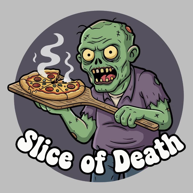 Zombie Pizza Scheibe