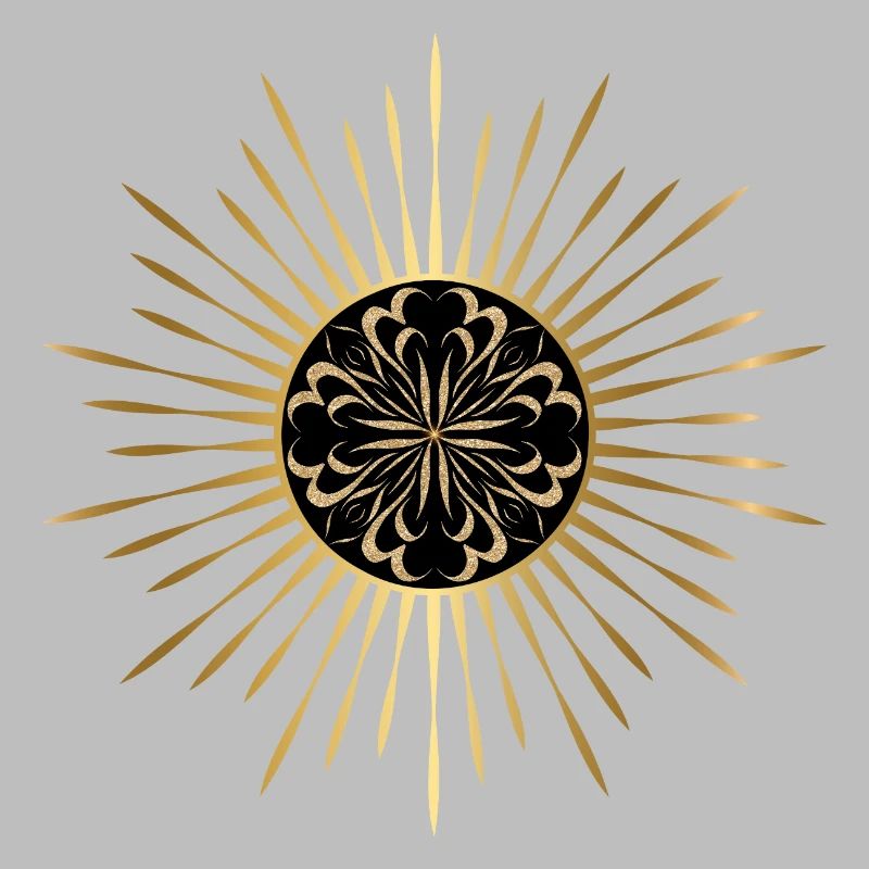 Soleil doré mandala