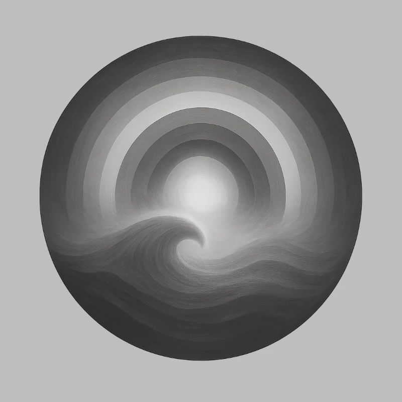 Horizon Circulaire et Vague Lumineuse