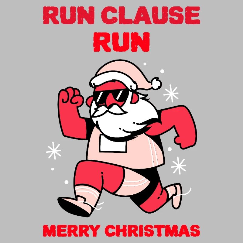 Run, Clause, Run – Christmas Design