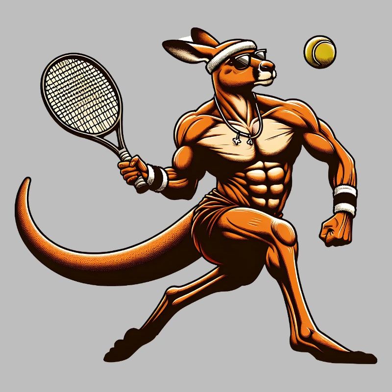 Tennis Kangaroo Power Player Forehand Smash