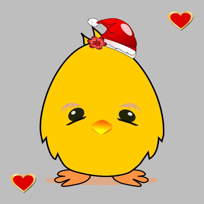 Weihnachtsküken Weihnachten Herz