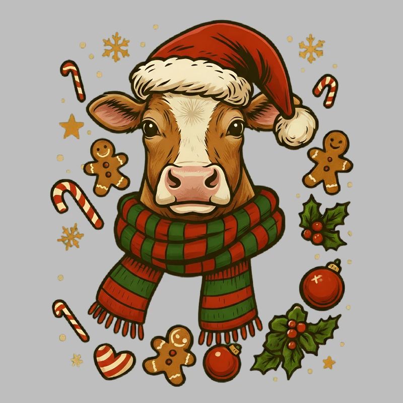 Vache à Noël