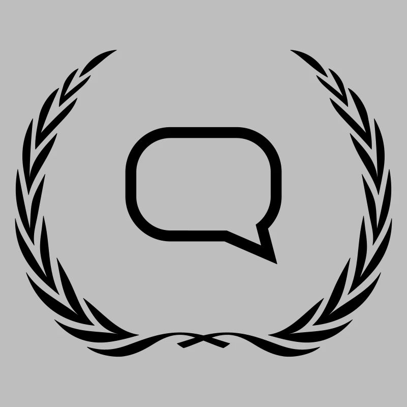 Speech bubble wreath