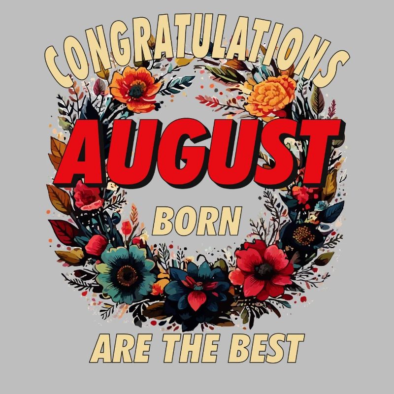 FÉLICITATIONS AUGUST