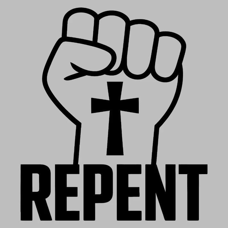 Repentir - Logo du Christianisme Saint