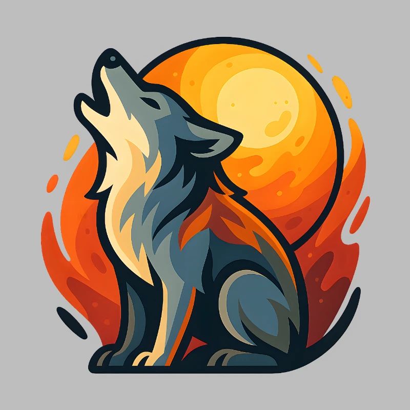 Wolf heult