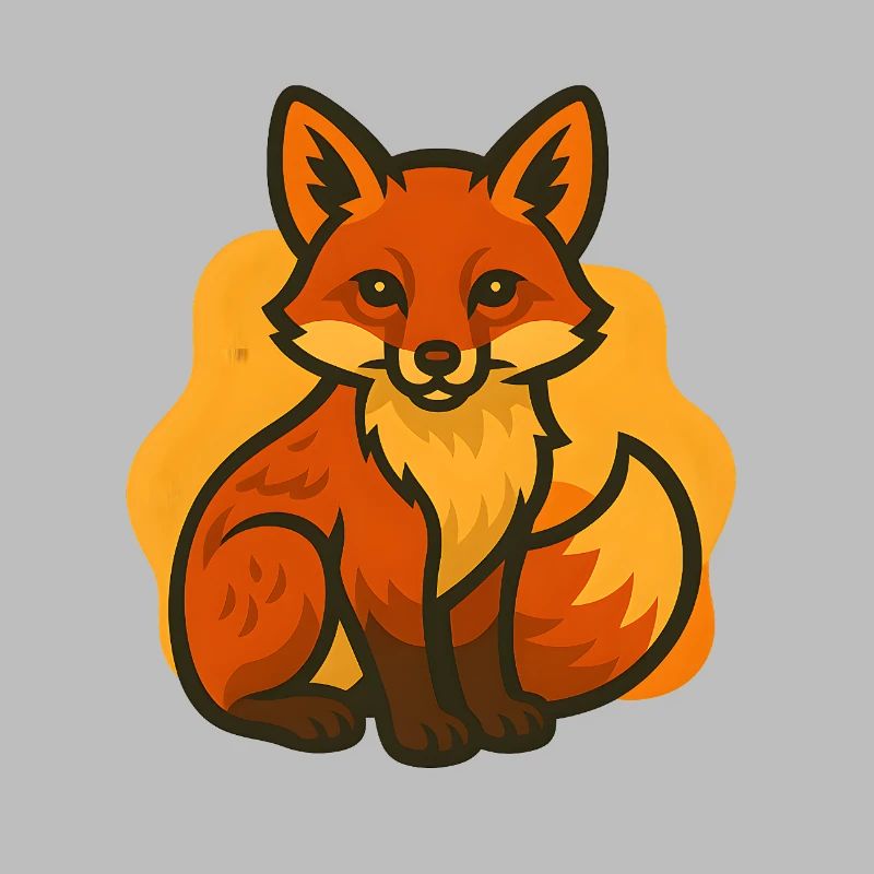 Fox Cub Illustration