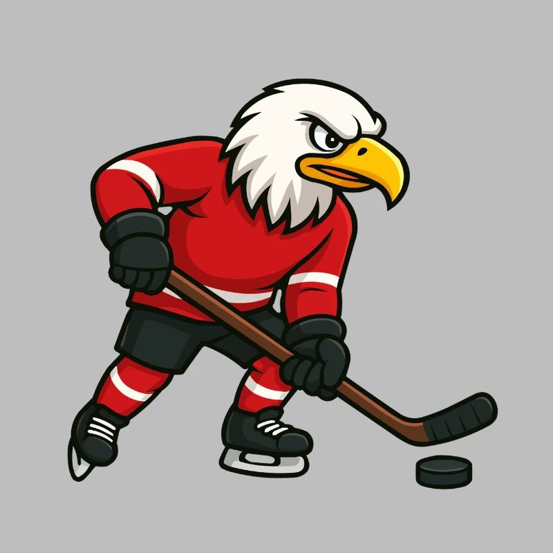 Mascotte de hockey Eagle