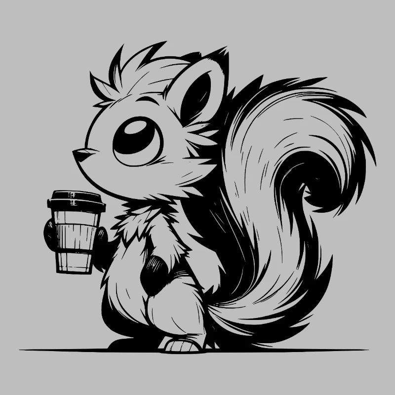 Squirrel in a caffeine rush - I'm already awake