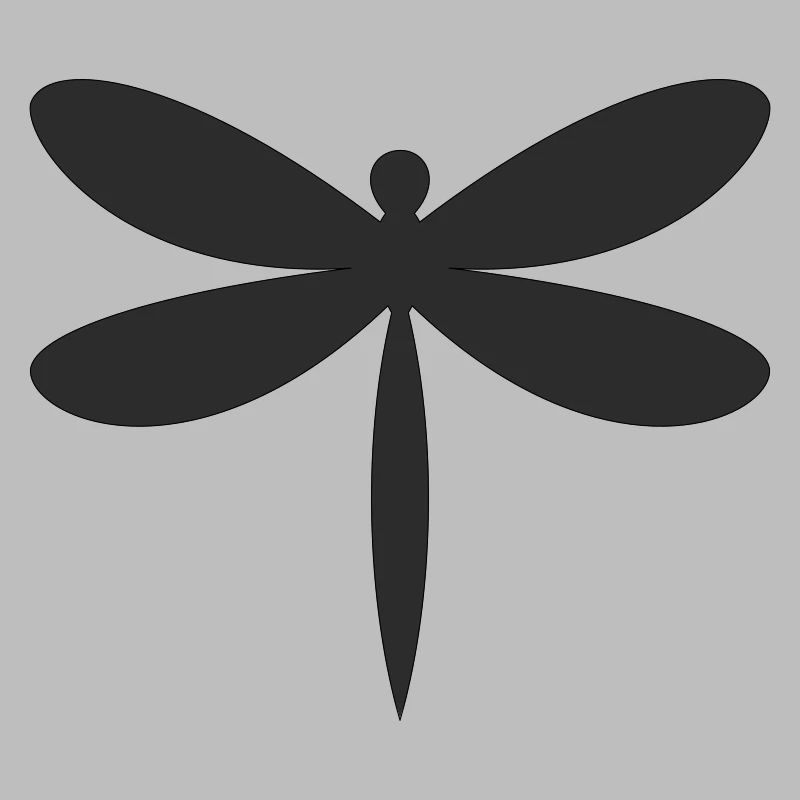 Silhouette de la Libellule