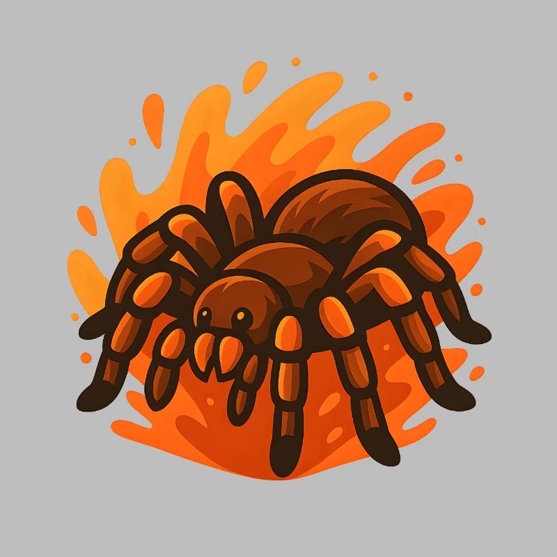 Feurige Goliath-Spinne