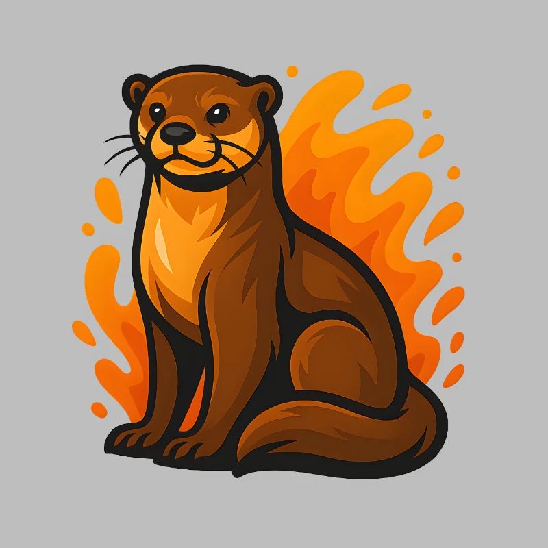 Flammender Otter
