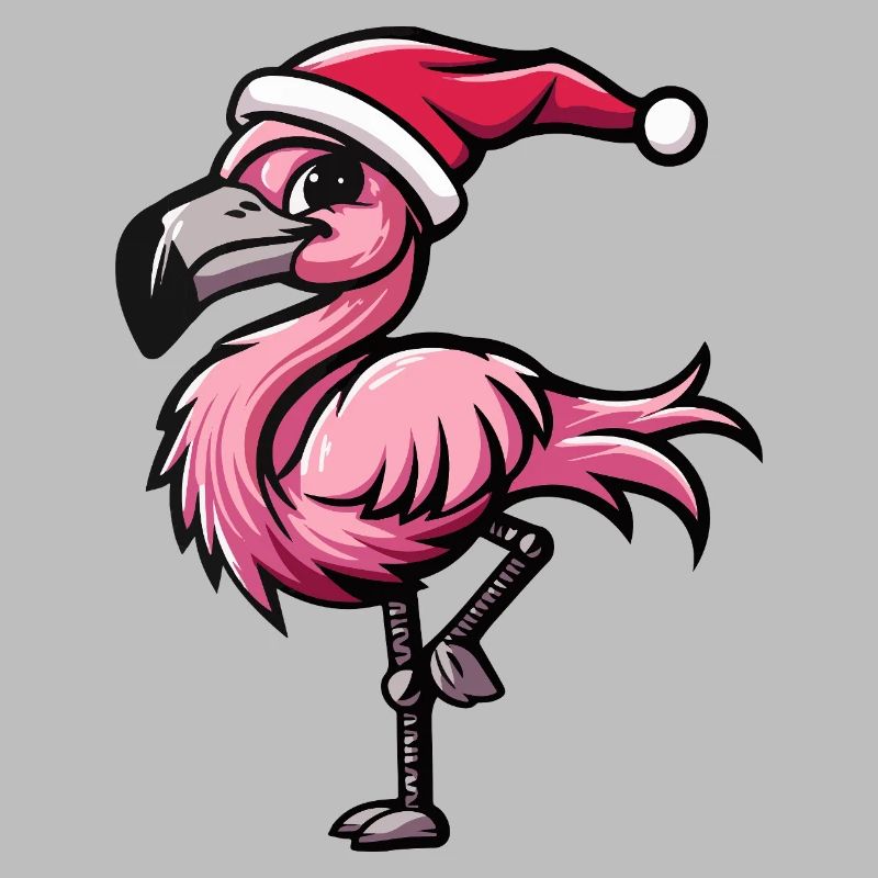 Flamingo Weihnachten