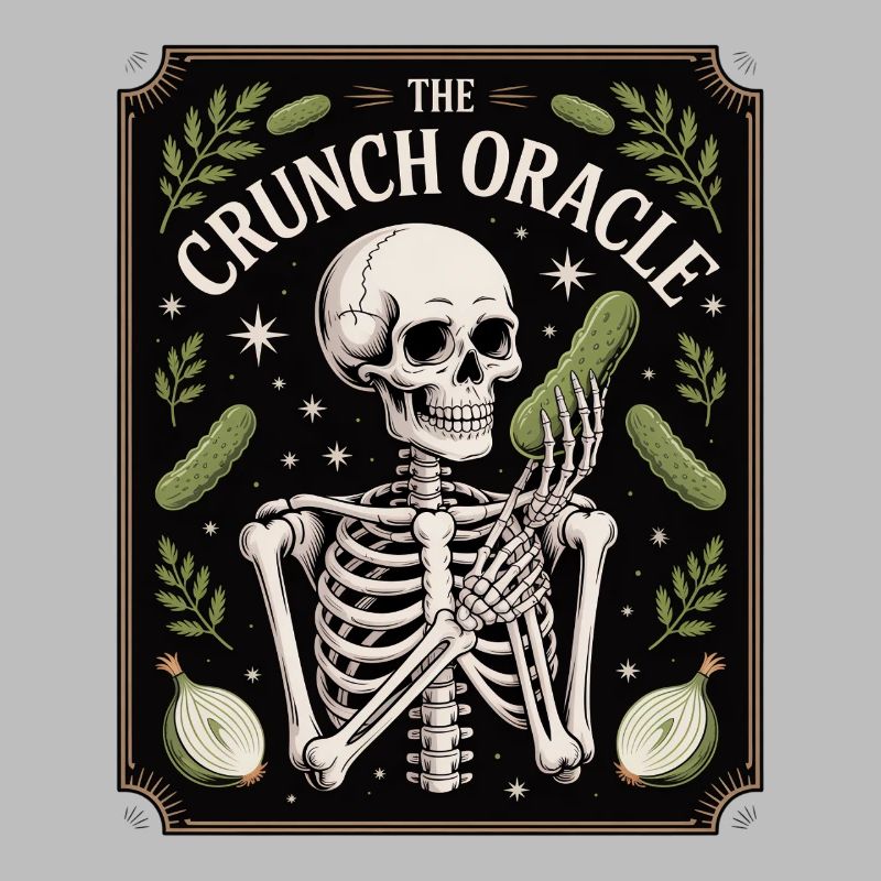 Le croquant Oracle Squelette Et Concombres Humour