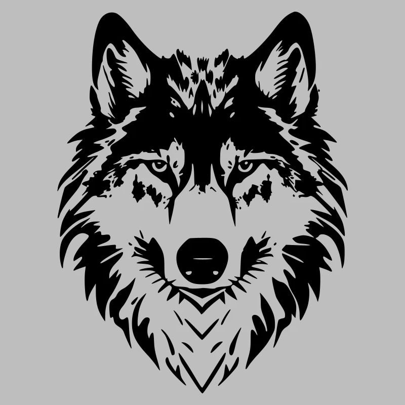 Wolf Head Art - Tête de Loup