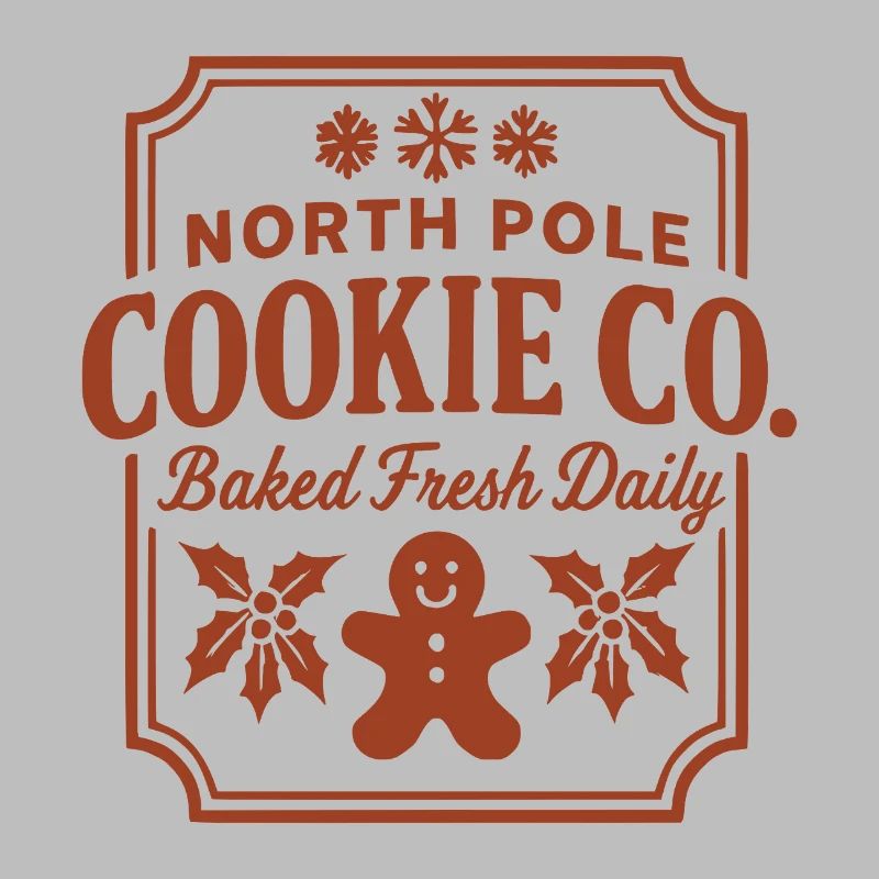 North Pole Cookie Co Cookie Logo