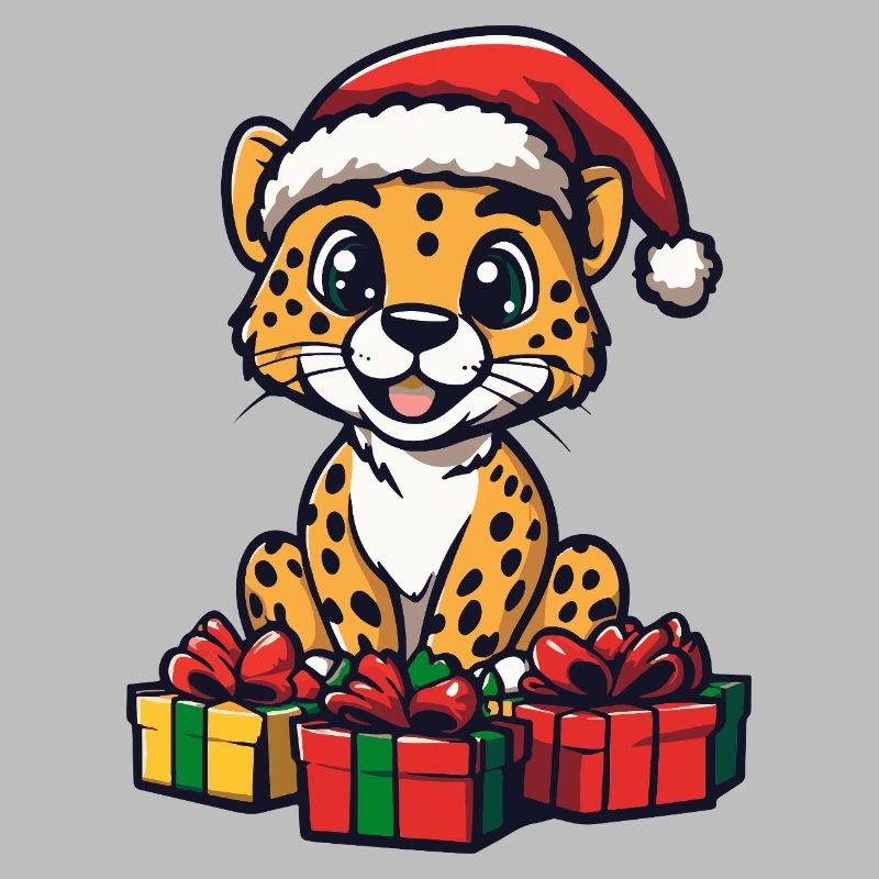 Cadeaux de Noël guépard