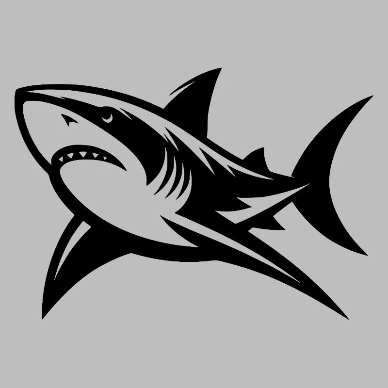 Sourire est difficile avec autant de blagues sur les dents sur le requin
