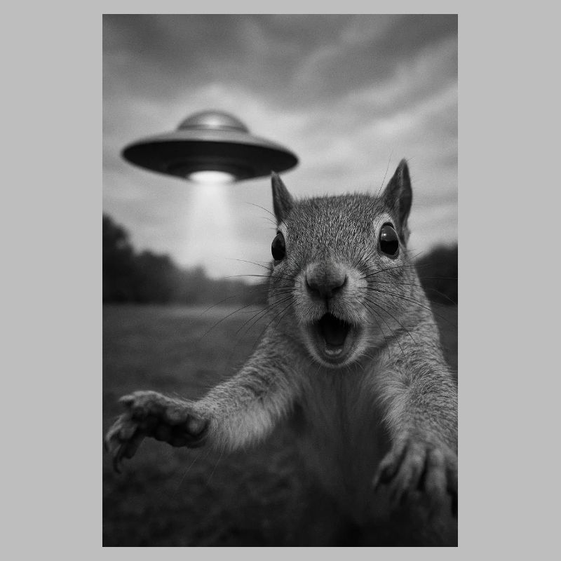 UFO Squirrel Encounter