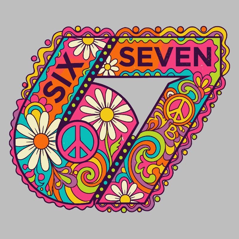 Psychedelic Seven Flowers