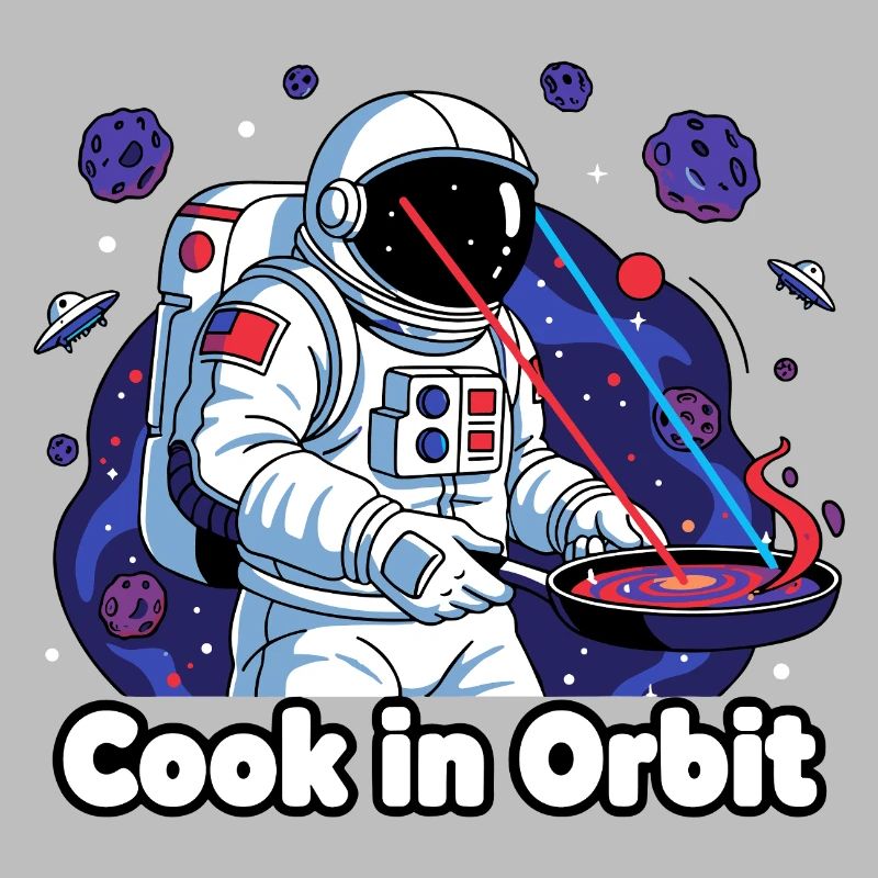 Koch im Orbit Astronaut