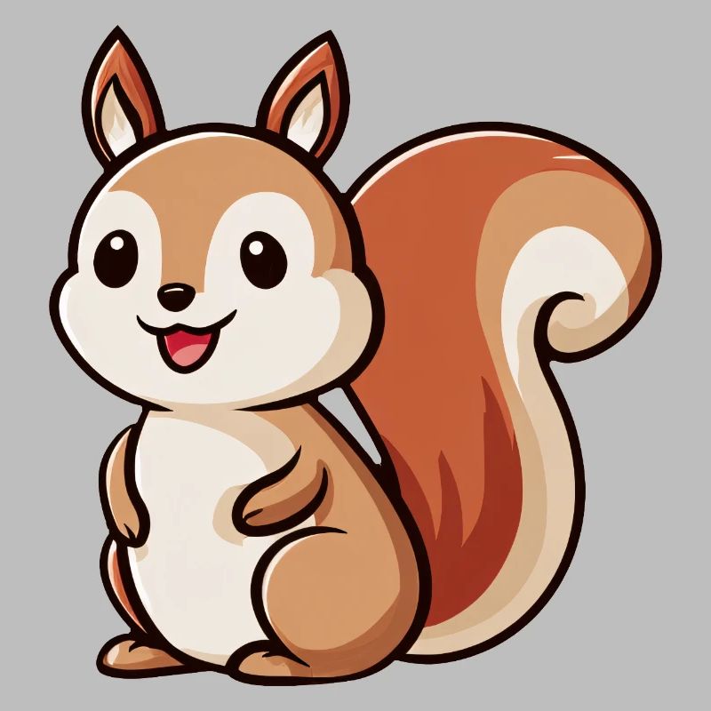 Whimsical Squirrel Charm
